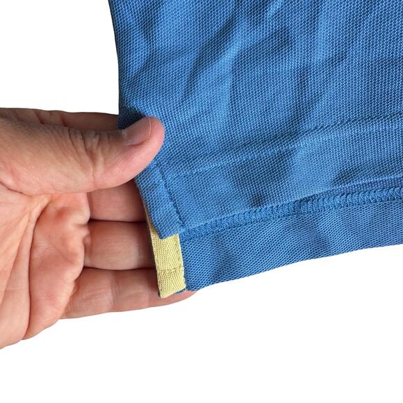 IZOD Advantage Polo Shirt Men’s L Blue Stretch Performance Golf Casual Top - Picture 3 of 12